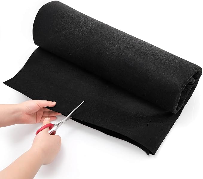 YOUEON 2 Pcs 36"x72" Large Black Felt Fabric - Image 4