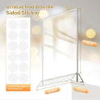 8.5X11 Silver Frames Double-Sided Acrylic Sign Holder, 6 Pack | Picture Frames - Image 2