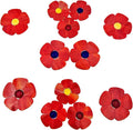 Esweny 12 Flower Stained Glass Mosaic Tiles by Esweny