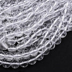 Zenkeeper 116 Pcs Clear Quartz Beads by Zenkeeper
