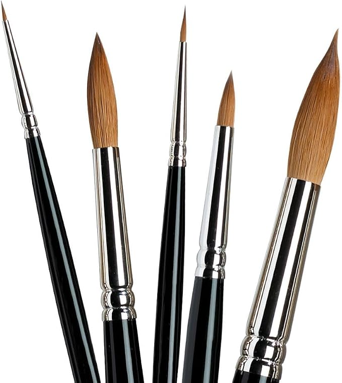 Winsor & Newton Series 7 Kolinsky Sable Miniature Watercolor Brush - Image 2
