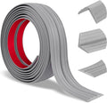 Wall Corner Protector Peel and Stick Corner Trim Molding Flexible Inside & Outside Wall Edge Guard Self Adhesive Moulding Trim for Edge Use, Gray, 0.8” W x 20’ L