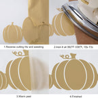 FUNKAKA Soil Golden HTV Heat Transfer Vinyl Rolls, Adhesive Vinyl - Image 5