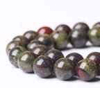 120PCS 6mm Natural Dragon Blood Jasper Beads Round Loose Energy Healing Stone - Image 3