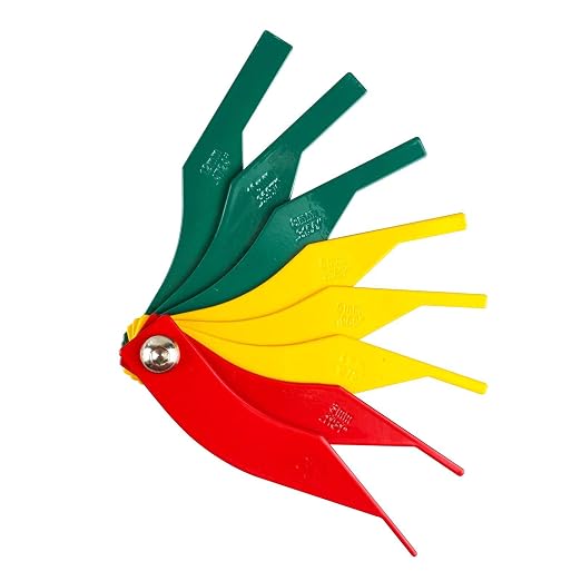 Brake Lining Thickness Gauge, Car Automotive Brake Pad Measuring Ruler Tool by BSBMIEQM
