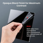 CALPALMY Black Acrylic Sheet 12" x 16" x 1/8", Opaque Plexiglass Panels - Image 3