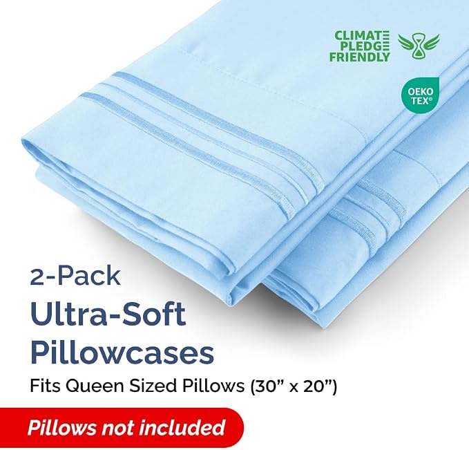 Queen Pillow Cases Set of 2 - Image 2