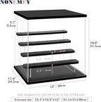 NONEMEY LED Acrylic Display Case, 5 Tier Display Case - Image 2
