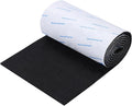 Felt Furniture Pads, Non Slip Self Adhesive Cuttable Felt Tape Black Heavy Duty by VOCOMO