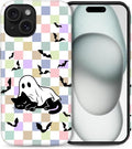 Case for iPhone 15 Plus, Scratch Resistant Hybrid Double Layer Hard Shell，Ghost by Toulas