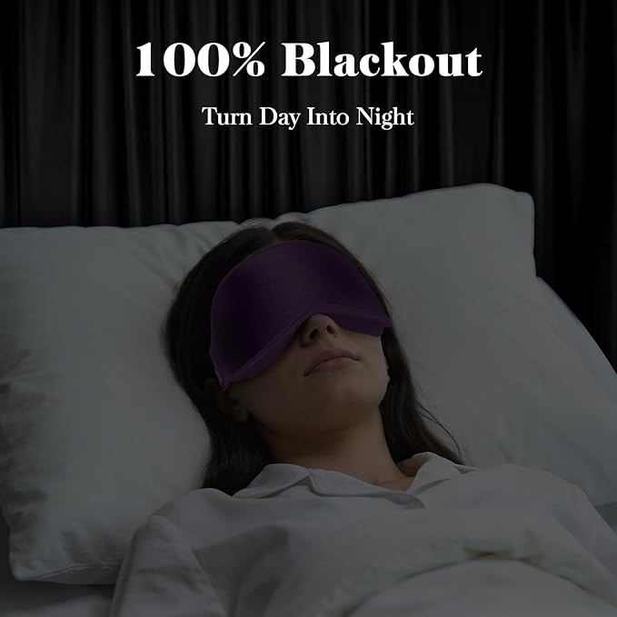 Fygrip 3D Eye Mask Sleep Mask for Men & Women, 100% Pressure-Free & Light - Image 2