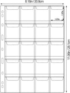 20-Pocket Coin Pages for Collectors, Standard 9-Hole Coin Collection Pages fit - Image 2