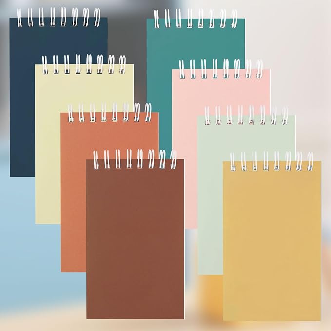24 Pack Mini Notebooks for Kids Small Spiral Journal Notepads Party Favor | by Adecortalk