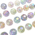 16mm Acrylic Beads UV Transparent Colorful Bead 95pcs Clear Football Beads - Image 5
