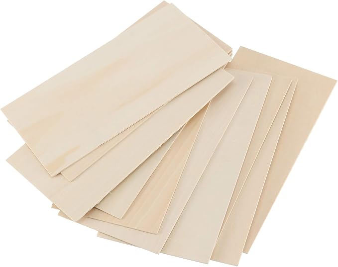 50 Pack 4 x 8 Basswood Sheets, Unfinished Plywood Boards, 1/16 Inch Thin - Image 6