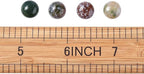 FASHEWELRY 50Pcs Natural Indian Agate Cabochons Flat Back Gemstone Cabochons - Image 7