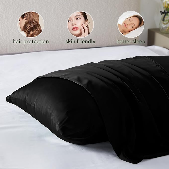 Silk Pillow Cases for Hair and Skin Mulberry Silk Pillowcase Soft Breathable - Image 5