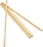 MECCANIXITY 10Pcs Wood Strips Slats, 5/16" x 3/8" x 16" Thin Wood Sticks Flat by MECCANIXITY