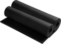 AMZQNART 2Pcs EVA Foam 6mm, Cosplay Foam 16x59 inch Black, High Density 90 kg/m³ by AMZQNART