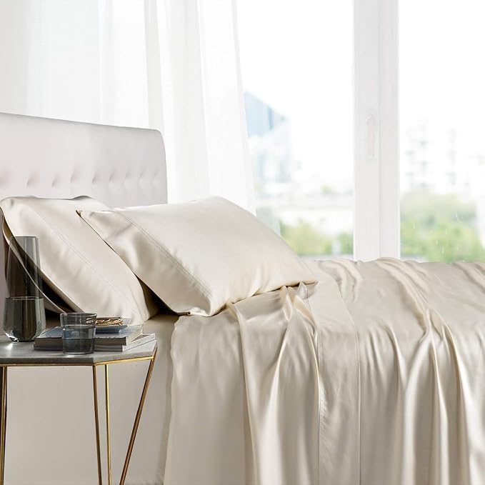 Royal Hotel Bedding 100% Viscose Made from Bamboo Sheets, Soft Cooling Sheets - Image 3