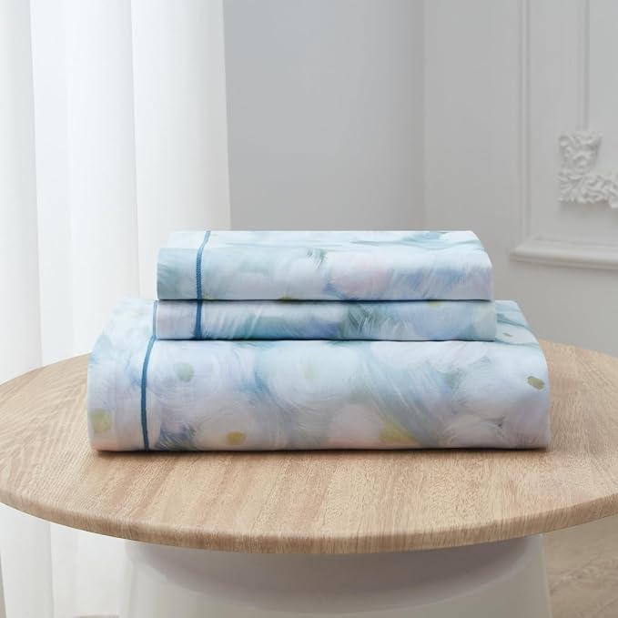 OAITE Duvet Cover Set Queen Size Oil Painting Pattern Ultra Soft 100% Cotton - Image 9