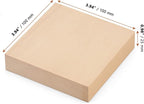 LEXININ 20 PCS 4 x 4 x 1 Inch Square Wood Carving Blocks, Unfinished Basswood - Image 2