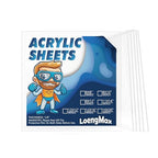 1/8" Thick Clear Acrylic Sheet 8" x 8" by LoengMax
