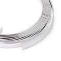Fashewelry 5mm Aluminum Flat Bendable Craft Wire Silver 32.8Ft Nose Wire by FASHEWELRY