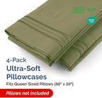 Queen Pillow Cases Set of 4 - Image 2