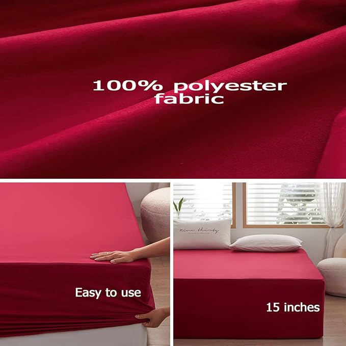 Bedding Full Size Fitted Sheet Only - Image 3
