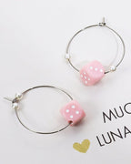 Tupalizy 10mm Acrylic Dice Beads Small 6 Sided Dice Charms - Image 5