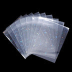 Penitue 100pcs Photocard Sleeves, 9.1x6.5cm/3.58x2.56in Star-Shape Laser by Unknown