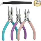 3 Pcs Jewelry Pliers Set, Jewelry Making Tools by Unknown