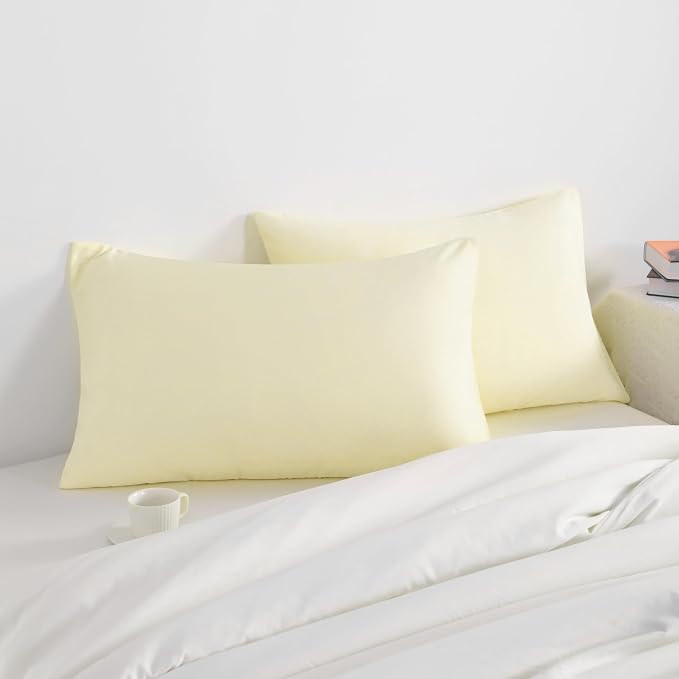 NTBAY King Pillow Cases Set of 2, 2 Pack Brushed Microfiber 20x40 Pillow Cases - Image 2