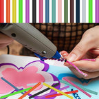 Ewparts 14-Color Hot Glue Sticks, school projects, home decor, and holiday - Image 7