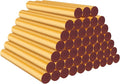 48 Pack Metallic Gold Hot Glue Sticks Full Size, Wax Sticks by ENPOINT