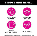 Tulip One-Step Tie-Dye Kit, 3 Fabric Dye Refill Packs - Image 3