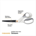 Fiskars 8" Premium Non-Stick SoftGrip All Purpose Scissors - Image 2