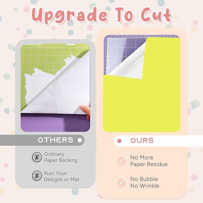 Tintnut Boho Permanent Vinyl 8 Sheets 12x10in Pastel Yellow Adhesive Vinyl | - Image 4
