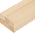 MECCANIXITY 6Pcs Basswood Sticks, 3/8" x 3/8" x 4" Square Wooden Dowel Rods by MECCANIXITY