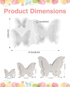 Epoxy Resin Molds for Spring Butterfly Soft Silicone Molds Set of 3 Sizes - Image 2