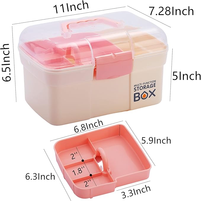 Kinsorcai 11'' Plastic Storage Box - Image 2