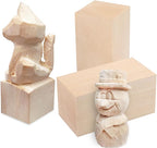 4 Pack Basswood Carving Blocks, Soft and Smooth, Easy Whittling and Carving - Image 5