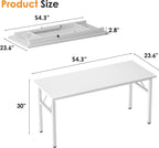 Need Folding Desk, 54 inch Large Computer Desk - Image 3