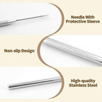 24 PCS Ceramic Clay Needle Tools, Pottery Sculpture Needle Detail Tools - Image 3