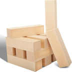 12 Pack Unfinished Basswood Carving Blocks Kit, Rectangular Wooden Blocks - Image 3