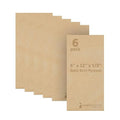 12 mm Baltic Birch Plywood 1/2 x 6 x 12 Inch, Box of 6 B/BB Grade Craft Wood by Woodpeckers
