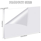 Roowest 2 Pcs 24 x 48 Inch, 3/16 Inch Thick Clear Acrylic Sheet Plastic Sheet - Image 2