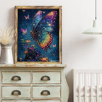 Mew Galaxy Butterfly with Flowers Diamond Painting Kits - Image 9