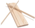 Wooden Dowels for Crafts, Wood Slats Trim Strips for Wall 1/8" × 1" × 17.5" by Coowayze